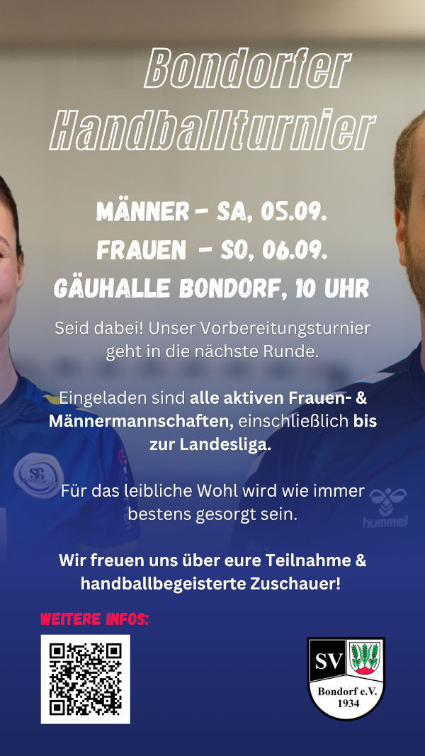 17. Bondorfer Handballturnier 2026
