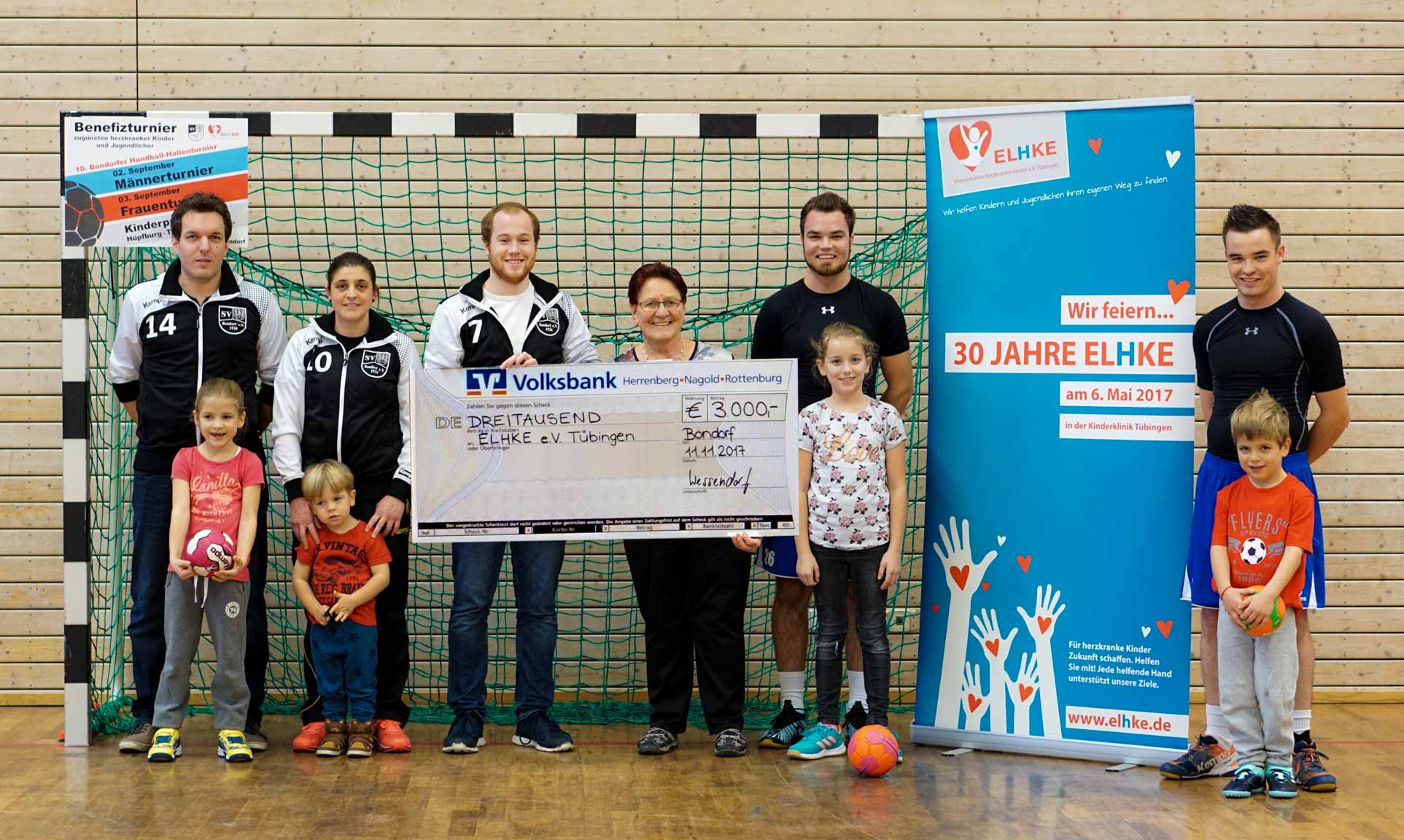 Offizielle Spendenübergabe an ELHKE e.V.