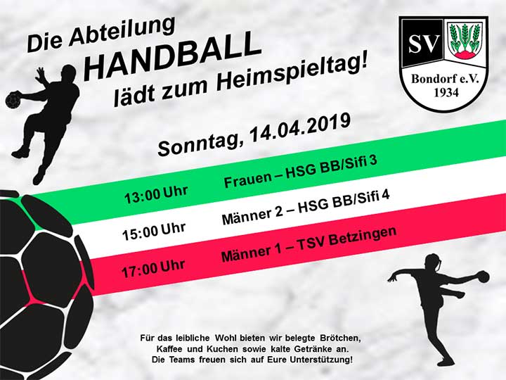 Heimspiele am Wochenende